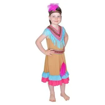 Dětský kostým Indiánka - vel.L (130-140 cm)