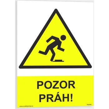 Pozor práh Samolepka 210 x 297 mm (A4) tl. 0.1 mm - Kód: 05418