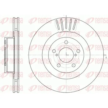 Brzdový kotouč Brzdový kotouč REMSA 6816.10
