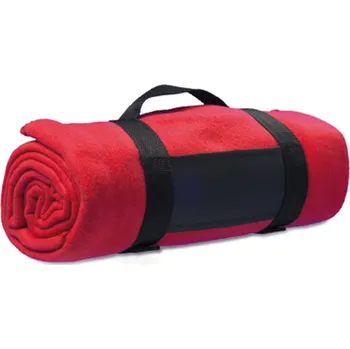 Pikniková deka L-Merch Fleecová deka 162 x 125 cm NT1761 Red 162 x 125 cm