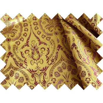 HEDVA ČESKÝ BROKÁT Vzorek brokátu 5x10cm 51056 ANANAS žlutá | 63