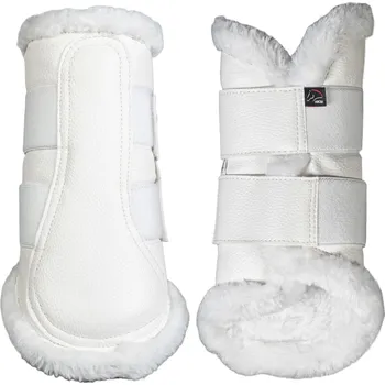 Koňské kamaše HKM Kamaše drezurní Comfort Premium HKM, s beránkem, pár, bílé S