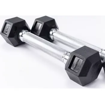 TRUESTEEL Jednoruční činky Hexagon TrueGrip: sady 42,5 kg až 50 kg