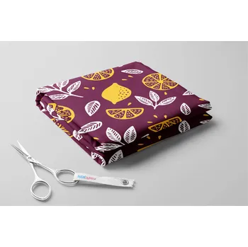 Softshell zimní, Citróny a lístky Barva: Fialová