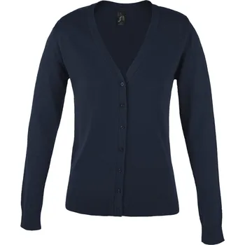 Dámský svetr SOĽS Golden Women Dámský svetr na knoflíčky SL90012 Navy M
