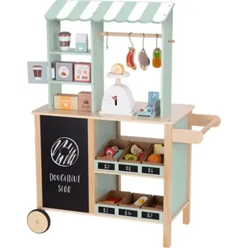 Dřevěná hračka Prodejní stánek Fresh pastel