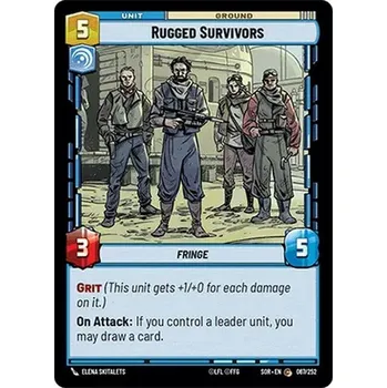 Sběratelská karetní hra Rugged Survivors 067/252 - Spark of Rebellion Typ karty: Standard