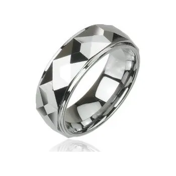 Prsten Steel Edge Wolframový prsten Spikes 023 velikost: 69