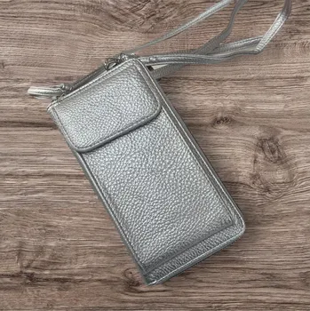 Dámská kabelka/peněženka Barva: stříbrná