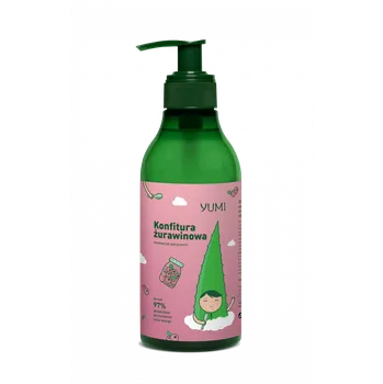 Sprchový gel Yumi aloe sprchový gel s vůní brusinkového džemu, 400 ml