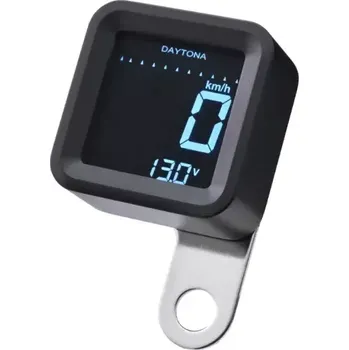 Tachometr Vodotěsný digitální LCD tachometr / otáčkoměr DAYTONA DIGITAL SPEED & RPM METER, rozměr 50x50x25 mm (tachometr: 0-399 km/h , měřič otáček: 0-10 000 ot/min nebo 0-20 000 ot/min)