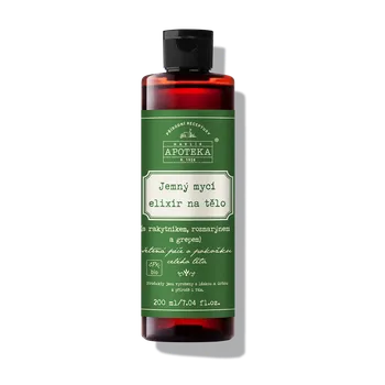 Tělová kosmetika Jemný mycí elixír na tělo s rakytníkem, rozmarýnem a grepem 200 ml