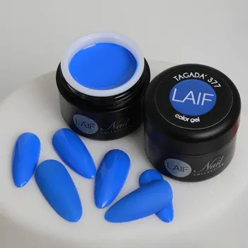 Umělé nehty Laif Barevný UV/LED gel modrý CB 377 Tagada 6ml
