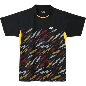 Badmintonové triko Yonex 12080 pánské žluto-černé