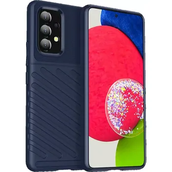 Pouzdro na mobilní telefon Odolnější gumové pouzdro Armored Thunder na mobil Samsung Galaxy A53 5G Modré (Odolný kryt či obal Armored Thunder na mobil Samsung Galaxy A53 5G v Modré barvě)