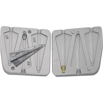 Forma na odlévání FORMA LETADLO 70,90,110G+100 PÉREK VEL.1 ZDARMA (Forma na olovo F-07)