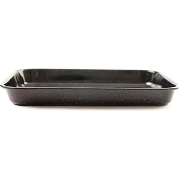 Plech na pečení BERYL Olymp smaltovaný pečící plech, 36,5 × 29,5 × 5 cm