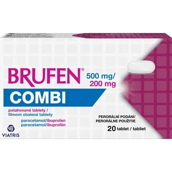 Lék na bolest, zánět a horečku Brufen Combi 500 mg/200 mg 20 tbl.