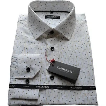 Pánská košile Pánská košile s dlouhým rukávem - střih REGULAR - vzor F571 - 48