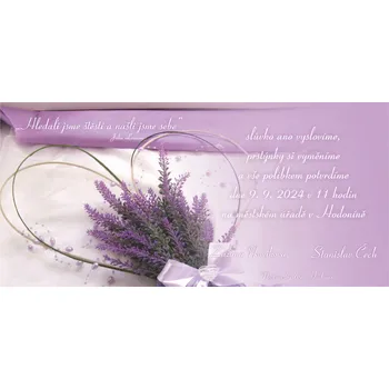 Svatební dekorace Svatební oznámení - DL - 019