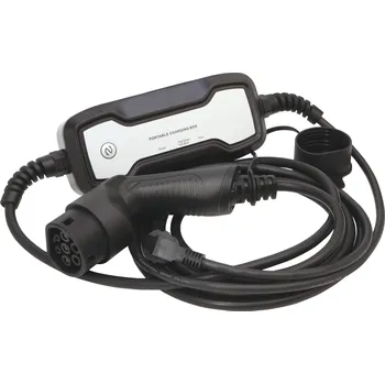 Nabíjecí kabel pro elektromobil Nabíjecí kabel EV - zásuvka 16 A / T2 - 5 m - 10 A / 16 A nastavitelný 1ph 3,6 kW