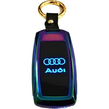 Zapalovač Nabíjecí USB zapalovač s LED světlem AUDI (Luxusní elektrický zapalovač AUDI - postranní svítilna, svítivé logo +)