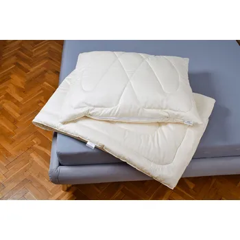 přikrývka SET BAMBUS přikrývka celoroční + polštář s vnitřním polštářem - 140x200 + 70x90 cm (standard) , 100% BAVLNA