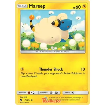 Sběratelská karetní hra Mareep 076/214 - Lost Thunder Typ karty: Non-Holo