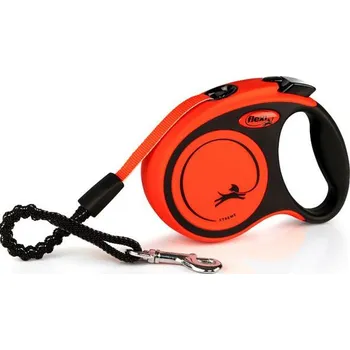 Vodítko pro psa Flexi Xtreme XS pásek 3 m oranžové do 15 kg