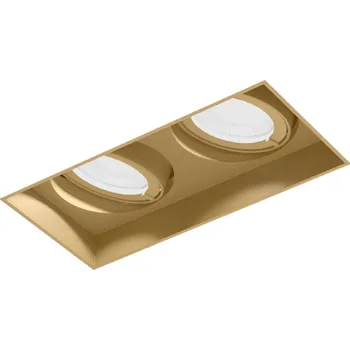 Svítidlo Wever & Ducré Malá bezrámečková bodovka se dvěma zdroji Strange Petit 2.0 Barva: Šampaňská, Teplota chromatičnosti: Dim to Warm 2000-3000 Kelvinů, Úhel vyzařování: 31° 163561M9