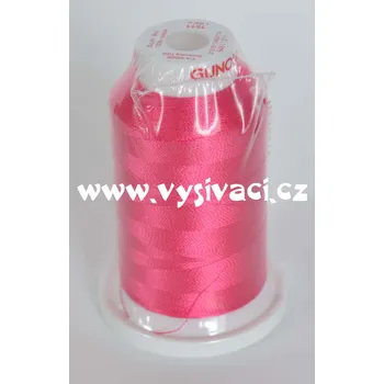 Nit vyšívací nit Gunold Sulky růžová 1511, návin 1000m, viskóza Jednotka: 1 kón návin 1000m