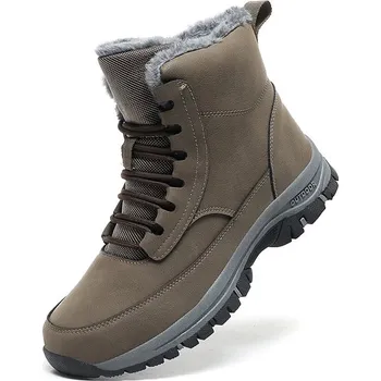 Dámská zimní obuv Zimní boty – sněhule MIX228 Barva: Khaki, Velikost: 47