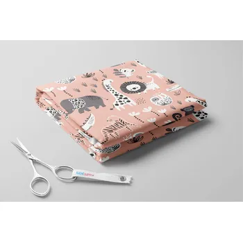 Softshell zimní, Malované safari Barva: Růžová