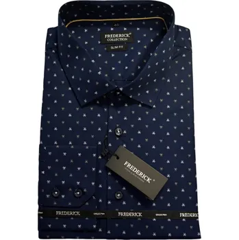 Pánská košile Pánská košile s dlouhým rukávem - střih SLIM - vzor F465 - 45