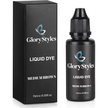 Barva na řasy a obočí GloryStyles Barva na obočí a řasy 15 ml - středně hnědá
