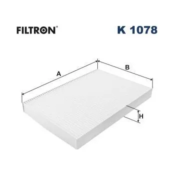 Autodíl Filtr, vzduch v interiéru FILTRON K 1078