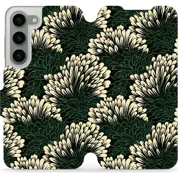 Pouzdro na mobilní telefon Flipové pouzdro Mobiwear - Samsung Galaxy S23 - VA45S Travina (Knížkové flip pouzdro, obal, kryt na mobil Samsung Galaxy S23 - VA45S Travina, materiál Umělá kůže + TPU - ochrana 360°, stojánek, silikonová vanička, magnetické zavírání)