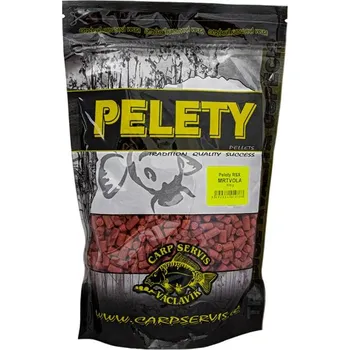 Pelety RSX - 800 g/Mrtvola/červená