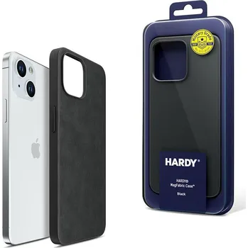 Pouzdro na mobilní telefon 3mk ochranný kryt HARDY MagFabric Case pro Apple iPhone 15, Black 5903108545921
