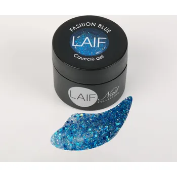 Umělé nehty Laif Kaučukový Fashion Blue UV/LED gel 5ml