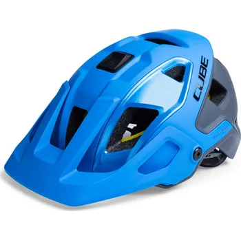 Cyklistická přilba Cube helma STROVER X ACTIONTEAM blue grey - 49-55 cm / S