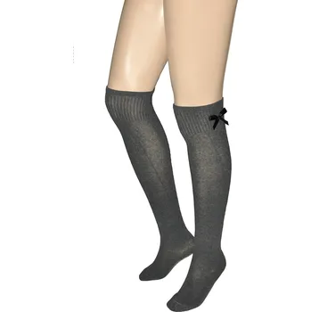 Dámské punčochy Dámské nadkolenky Gatta Parigina Cotton G IH377 Mašle, dapplegray/odc.šedá Univerzální