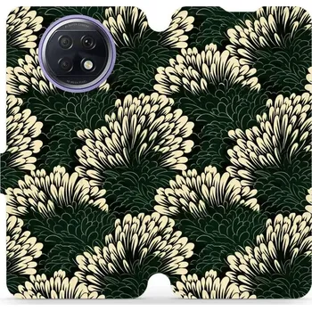 Pouzdro na mobilní telefon Flipové pouzdro Mobiwear - Xiaomi Redmi Note 9T - VA45S Travina (Knížkové flip pouzdro, obal, kryt na mobil Xiaomi Redmi Note 9T - VA45S Travina, materiál Umělá kůže + TPU - ochrana 360°, stojánek, silikonová vanička, magnetické zavírání)