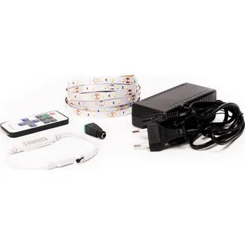 LED páska LED pásek 12Wm 12V bez krytí IP20 5 metrů + adaptér 72W + stmívač s DO - Modrá - LED Solution - 07710_05310_06173 - 07710_05310_06173