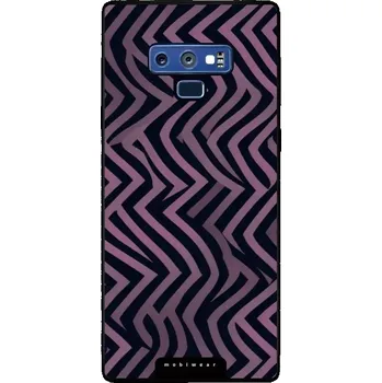 Pouzdro na mobilní telefon Lesklý kryt Mobiwear Glossy - Samsung Galaxy Note 9 - GA55G Fialové klikyháky (Prémiové lesklé pouzdro, obal, kryt Mobiwear Glossy na mobil Samsung Galaxy Note 9 - GA55G Fialové klikyháky, materiál Plast + TPU silikon - krytí po všech stranách,)