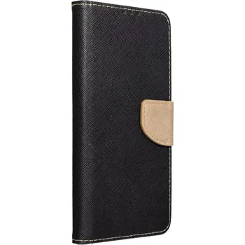 Pouzdro na mobilní telefon Flipové pouzdro Coolcase Fancy Book na mobil Samsung Galaxy A53 5G černé - zlatavé (Flip kryt či obal na mobil Samsung Galaxy A53 5G černé - zlatavé)
