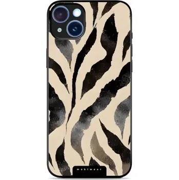 Pouzdro na mobilní telefon Lesklý kryt Mobiwear Glossy - Apple iPhone 15 Plus - GA53G Zebří (Prémiové lesklé pouzdro, obal, kryt Mobiwear Glossy na mobil Apple iPhone 15 Plus - GA53G Zebří, materiál Plast + TPU silikon - krytí po všech stranách, neošoupatelný potisk, tenké proveden