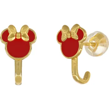 Náušnice Disney Slušivé pozlacené náušnice Minnie Mouse ES00092YNRL.CS + 2 měsíce na vrácení zboží