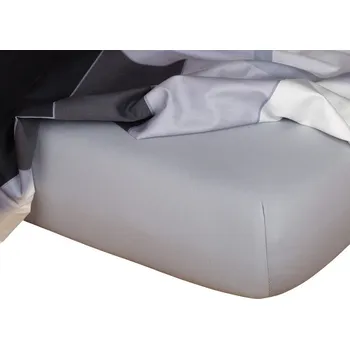 Prostěradlo Jersey prostěradlo šedá - 90x200/20 cm jednolůžko