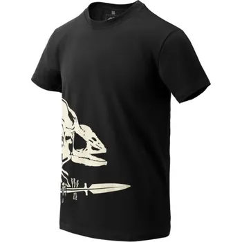 Pánské oblečení HELIKON HELIKON triko Full Body Skeleton - Černá - XL